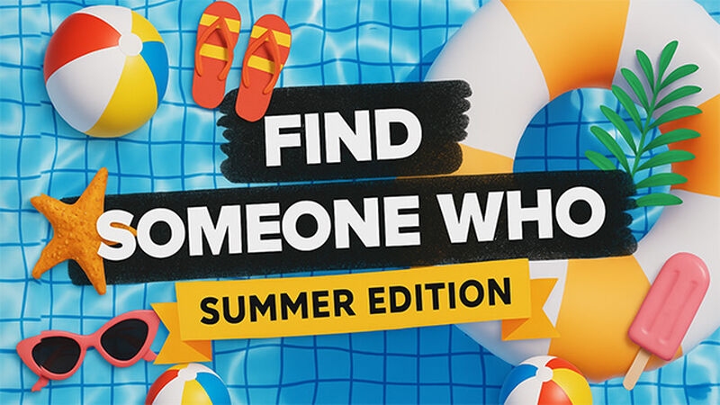 Find Someone Who – Summer Edition